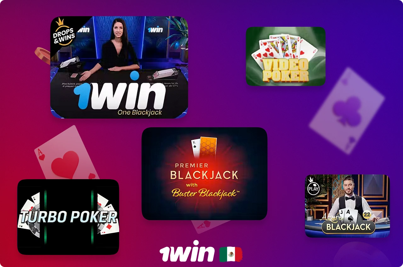 El casino en línea 1win ofrece una gran variedad de juegos de cartas