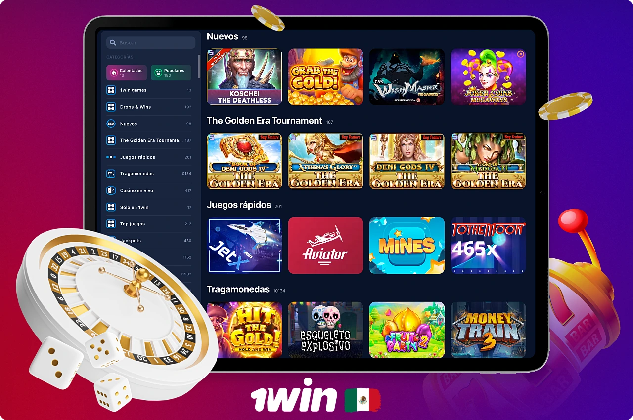 En 1win Casino los usuarios pueden jugar a juegos exclusivos, tragaperras, póquer y juegos de casino en vivo con crupieres en directo