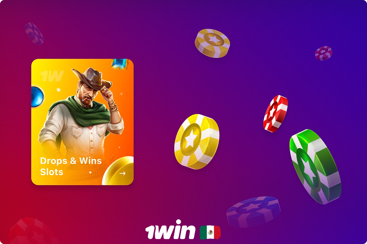La bonificación especial Drops & Wins de 1win está disponible para todos los jugadores del casino en determinados juegos