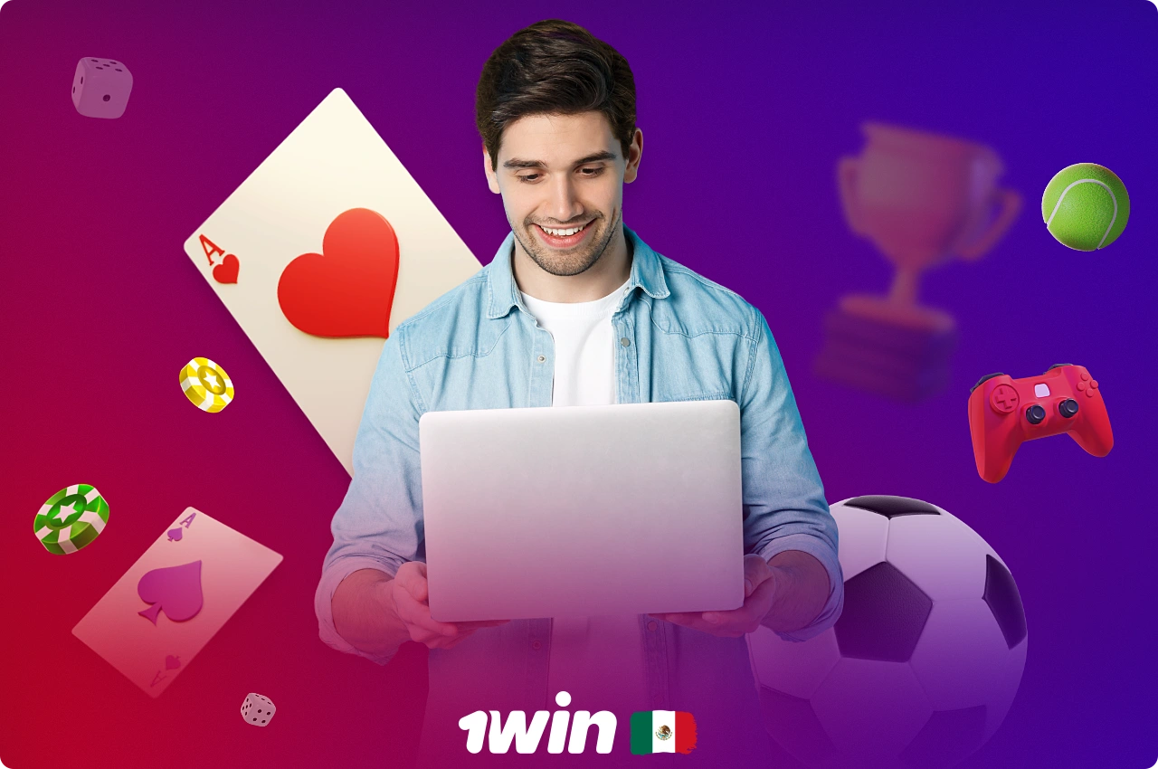 Además de las apuestas deportivas, el software 1win PC para usuarios mexicanos cuenta con una sección de casino con miles de juegos