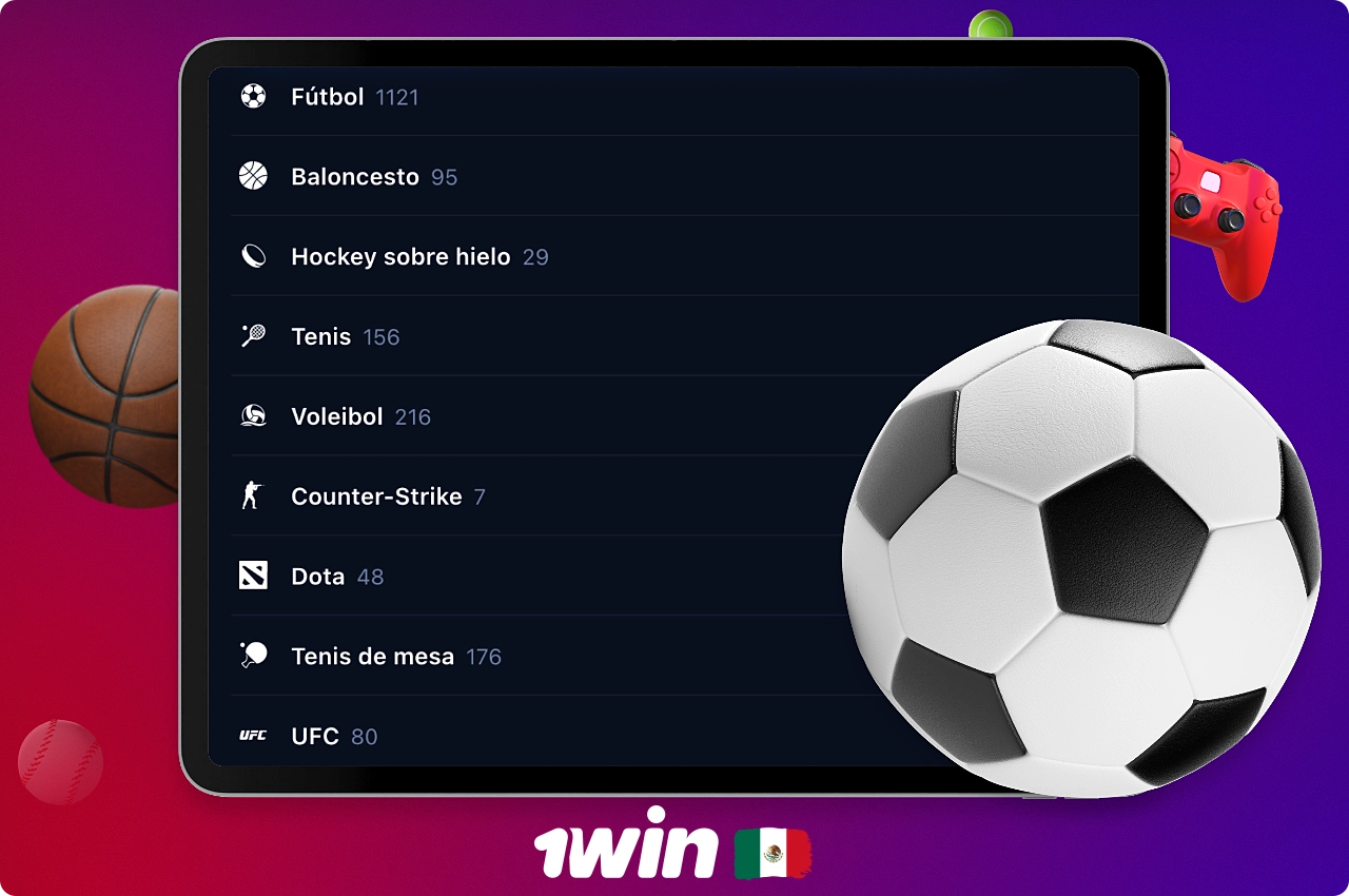 Los usuarios de 1win México apuestan con más frecuencia en deportes populares como fútbol, boxeo, baloncesto y muchos otros, incluidos los ciberdeportes